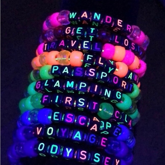 🍓 CUSTOM 🍓 Friendship Drip Rave Kandi Bracelets - Picture 5 of 10